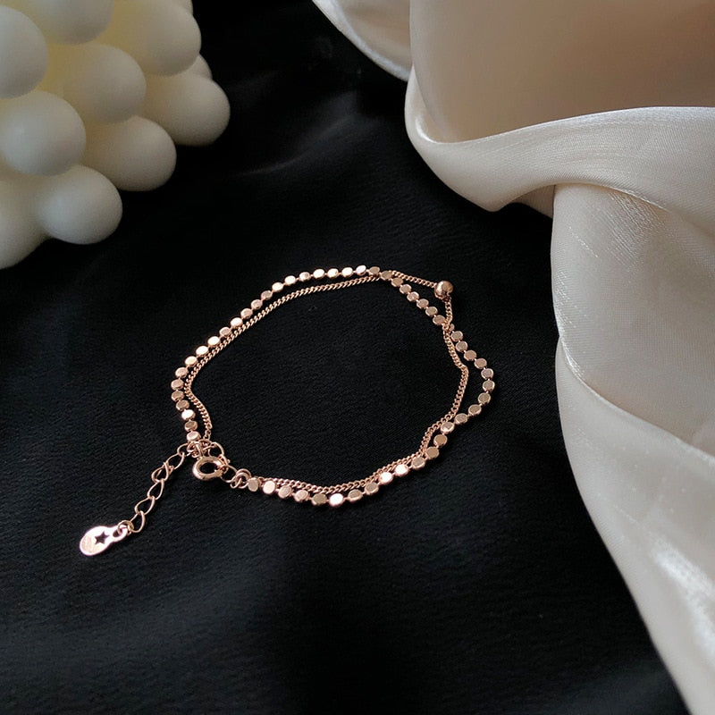 Siennae™ Pulsera Doble en Capas con Diseño Elegante y Ajuste Delicado