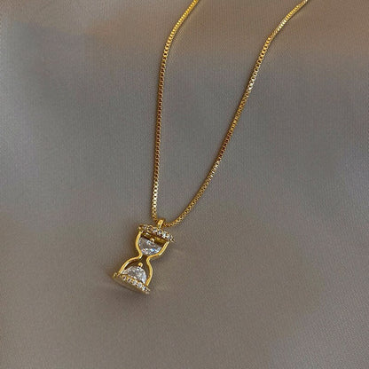 Gavielle™ Collar de Reloj de Arena de Oro de 14K