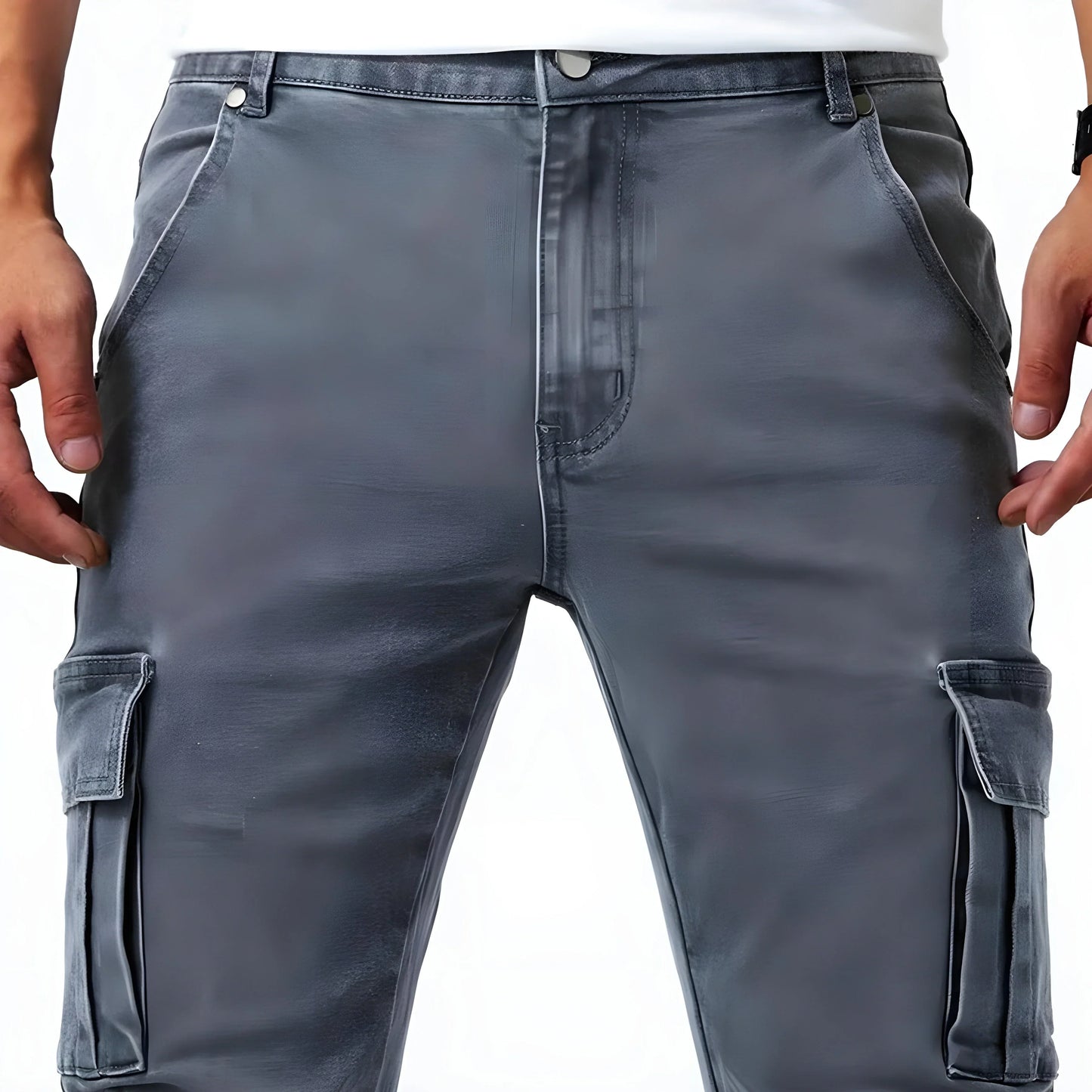 Calviero™ Pantalón Cargo Marino Ajuste Dinámico