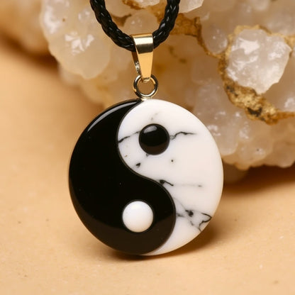 Lumay™ Dije Yin-Yang Piedra Dual Natural