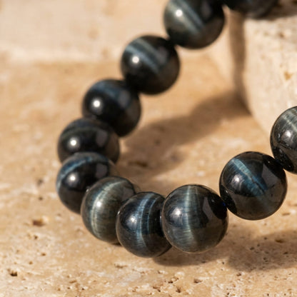 Corin™ Pulsera Ángel Guardián con Piedra Ojo de Halcón Protector