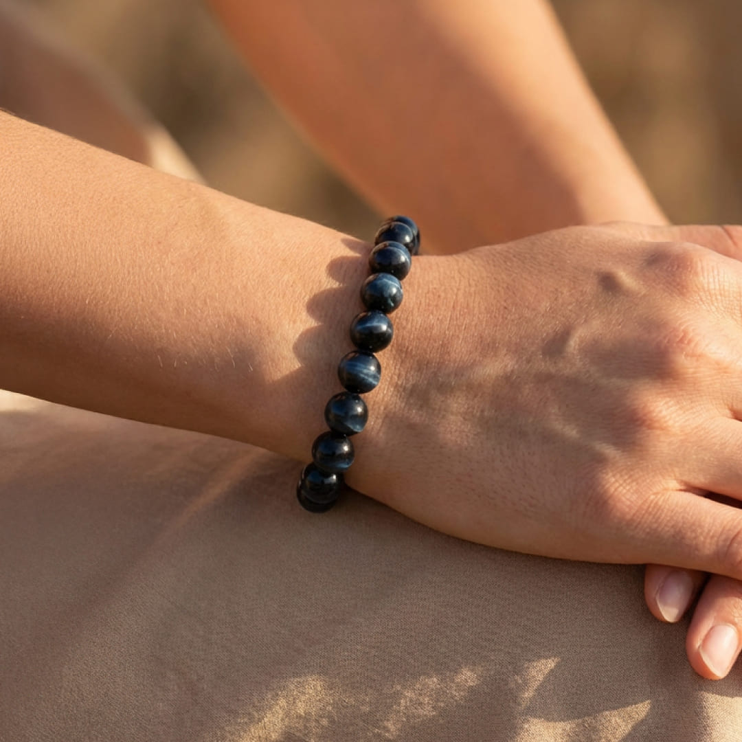Talia™ Pulsera "Ángel Guardián" en Ojo de Halcón