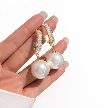 Joreline™ Pendientes Crystal Pearl