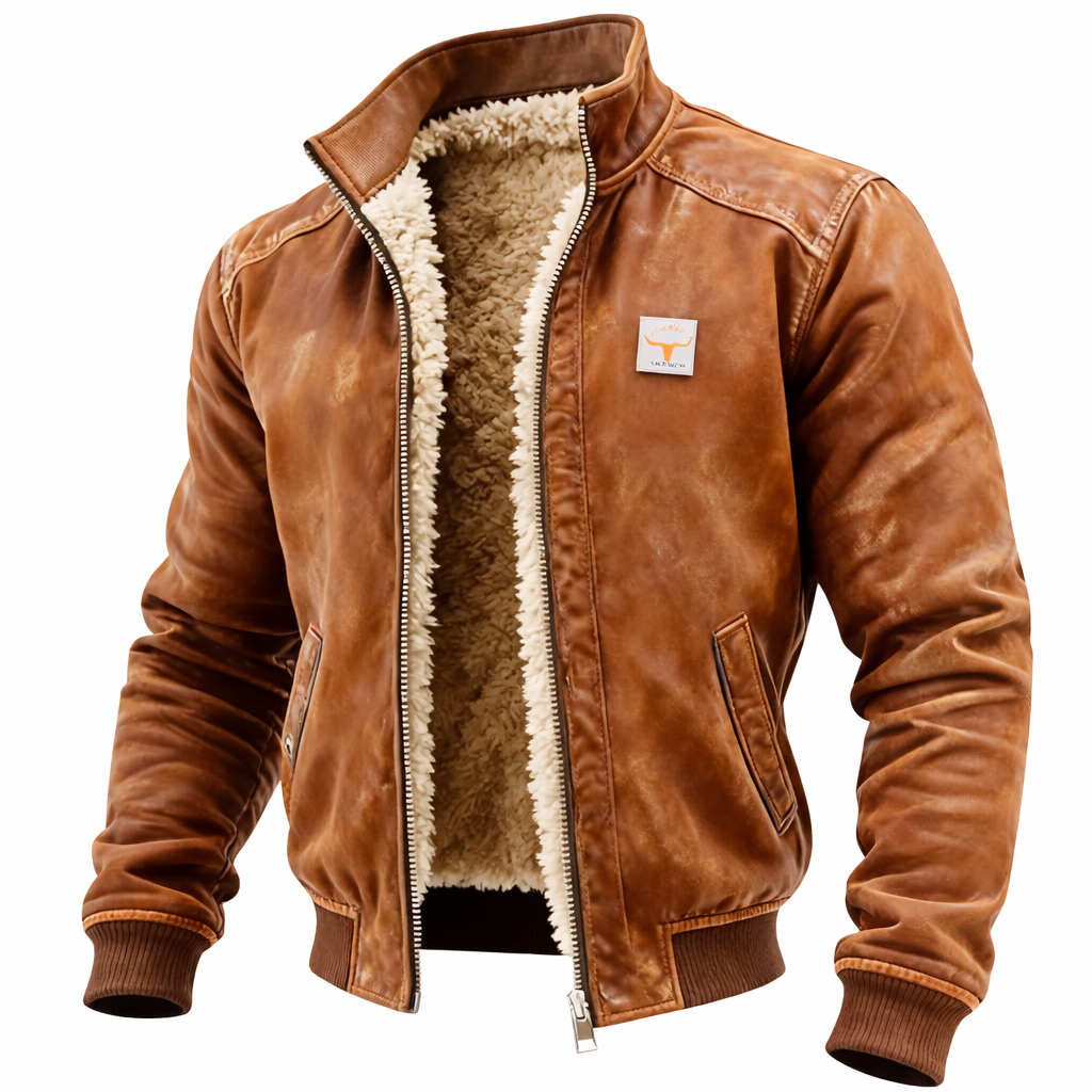 Korex™ Chaqueta térmica de piel sintética con forro suave