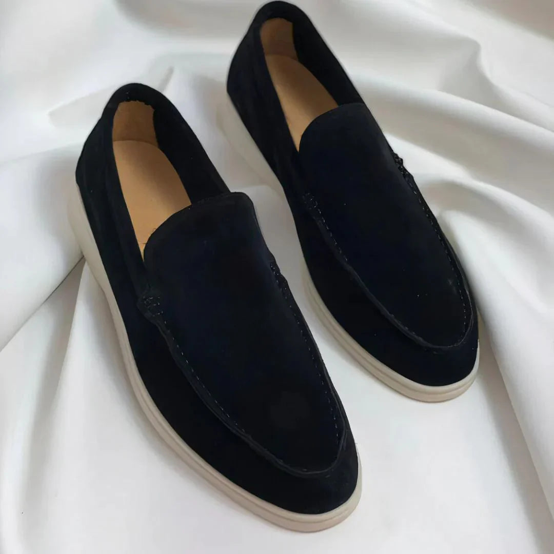 Montello™ Mocasines Modernos de Gamuza