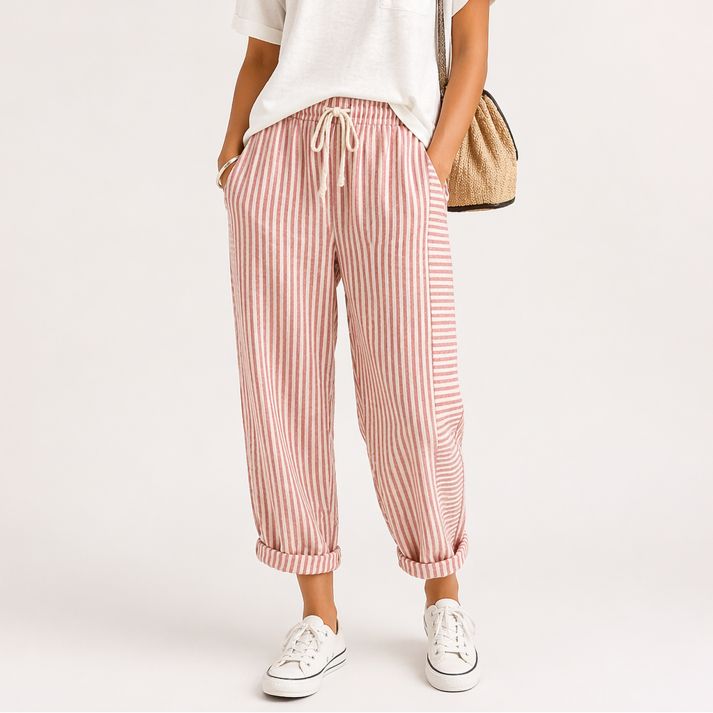 Luma™ Pantalones de Algodón y Lino Transpirables