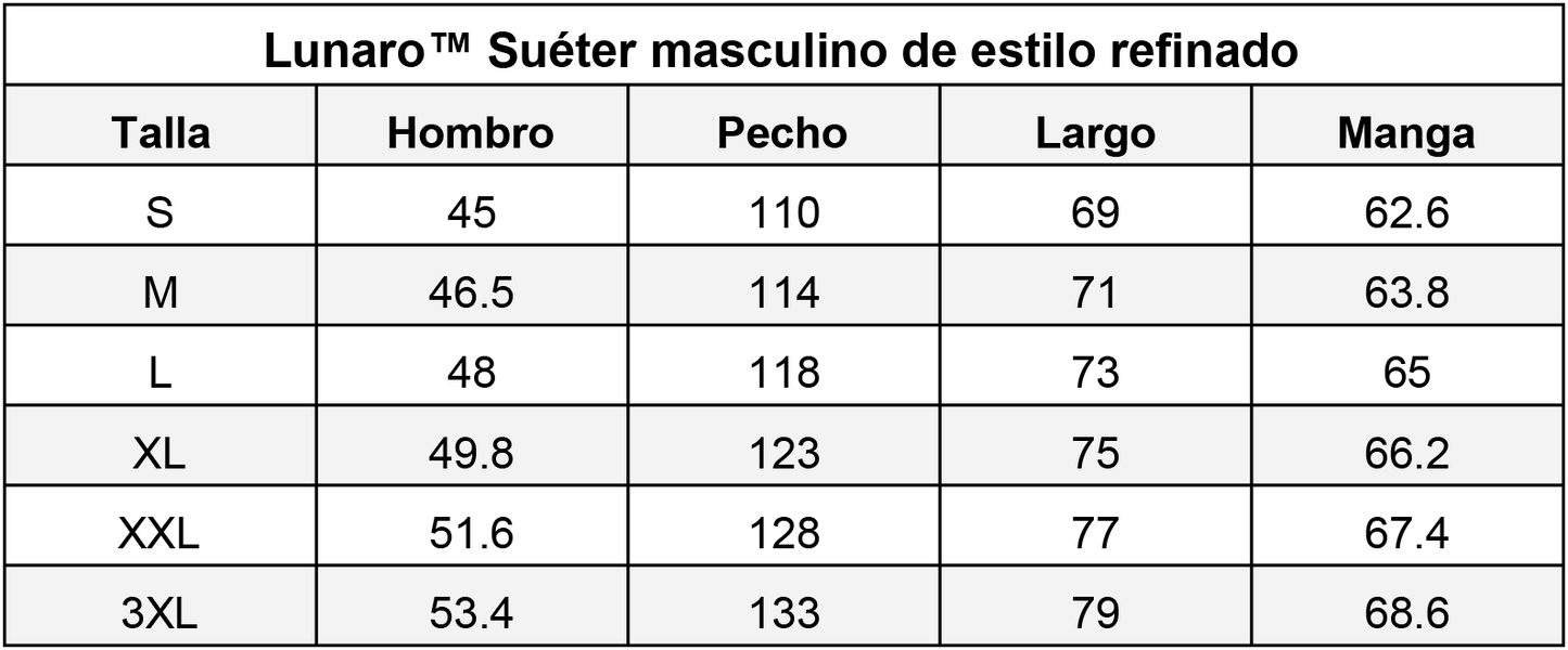 Lunaro™ Suéter masculino de estilo refinado