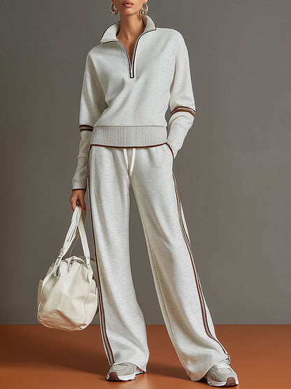 Ansley™ Conjunto de punto con pantalones anchos