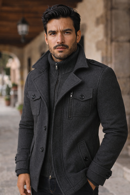 Victor™ Abrigo de invierno de estilo italiano para hombre