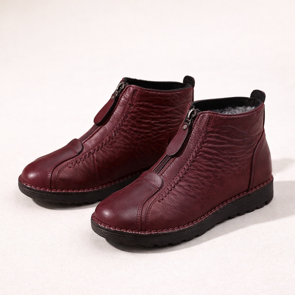 Mireva™ Botines de Piel Natural Antideslizantes