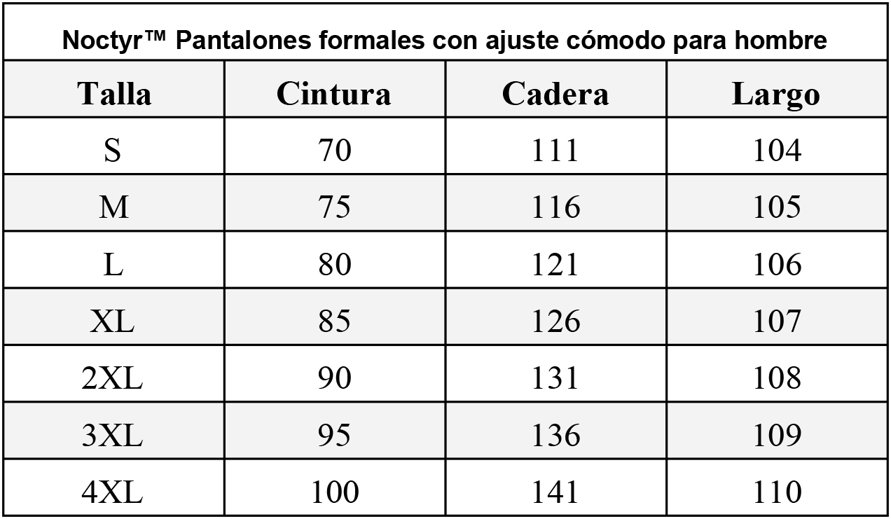 Noctyr™ Pantalones formales con ajuste cómodo para hombre