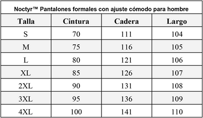 Noctyr™ Pantalones formales con ajuste cómodo para hombre