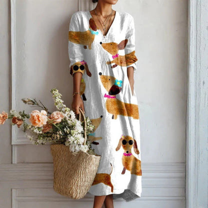 Voreya™ Vestido Largo Étnico con Diseño Fluido y Elegante