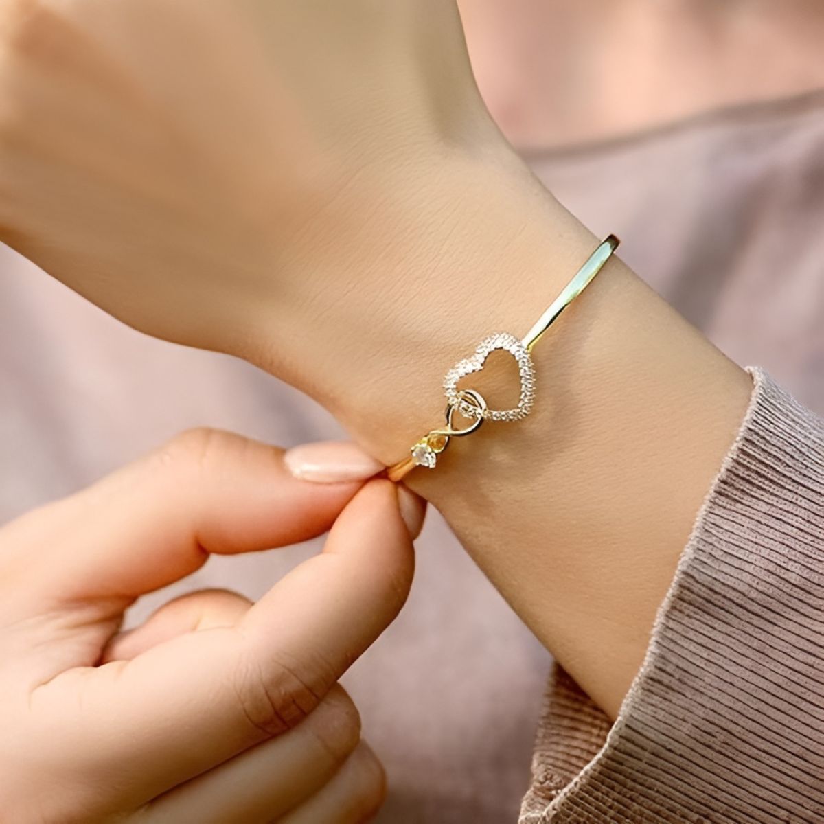 Evelessa™ Pulseras a juego para mamá e hija con infinito
