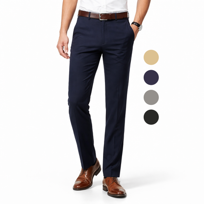 Quavero™ Pantalón clásico para hombre con alta elasticidad