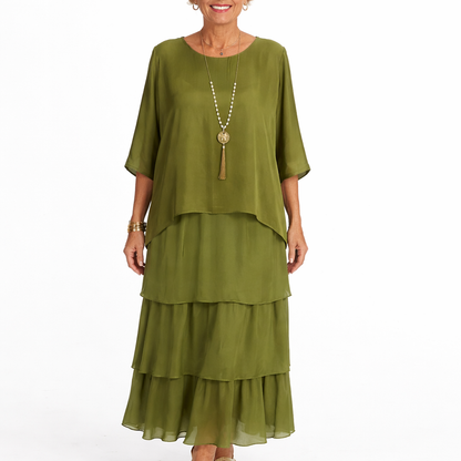 Quivira™ Vestido Maxi Fluido Elegante para Mujer con Caída Ligera