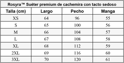 Rosyra™ Suéter premium de cachemira con tacto sedoso