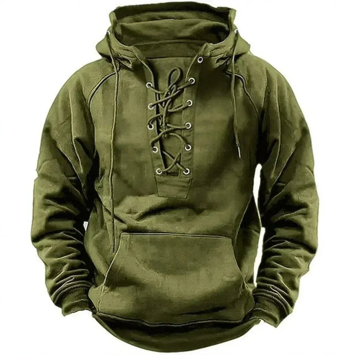 Kelvane™ Sudadera con Capucha Estilo Vikingo para Hombre