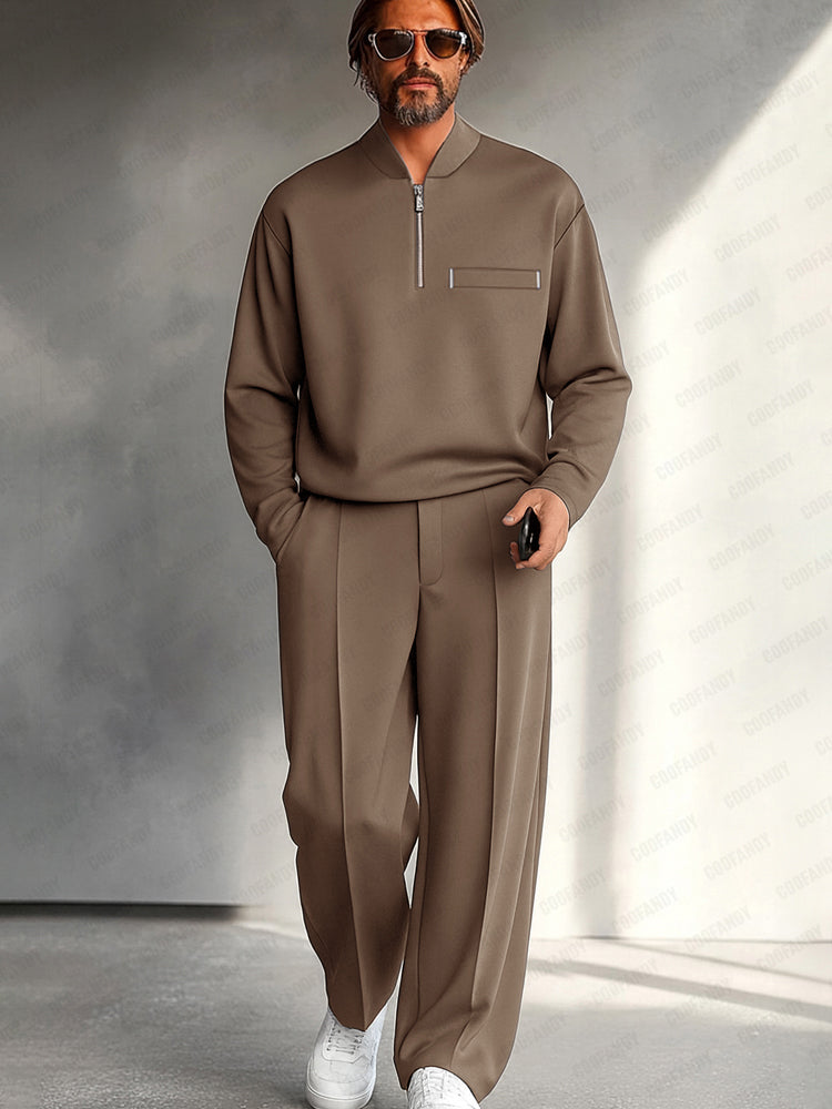 Orsavio™ Conjunto Casual Minimalista de Dos Piezas para Hombre