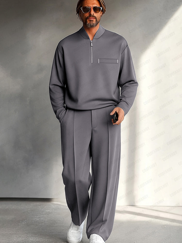 Orsavio™ Conjunto Casual Minimalista de Dos Piezas para Hombre