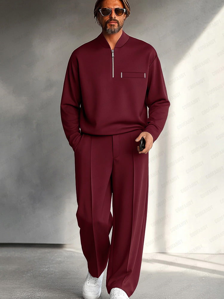 Orsavio™ Conjunto Casual Minimalista de Dos Piezas para Hombre
