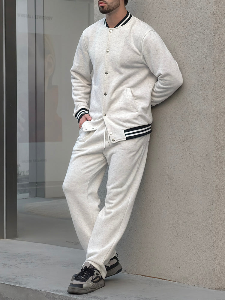 Demerio™ Conjunto masculino elegante de chaqueta y pantalón a rayas