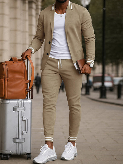 Durello™ Traje masculino moderno con estilo deportivo sofisticado