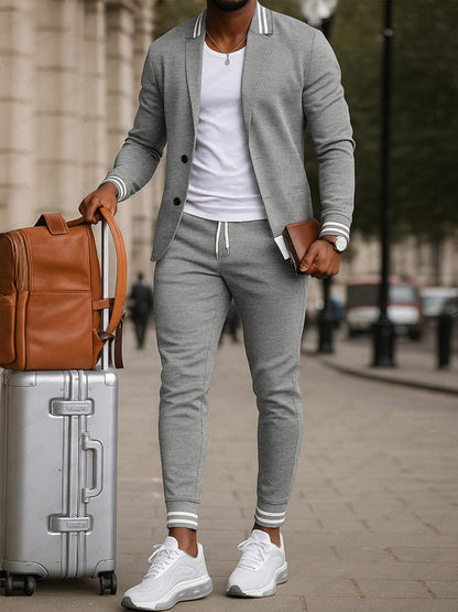 Durello™ Traje masculino moderno con estilo deportivo sofisticado
