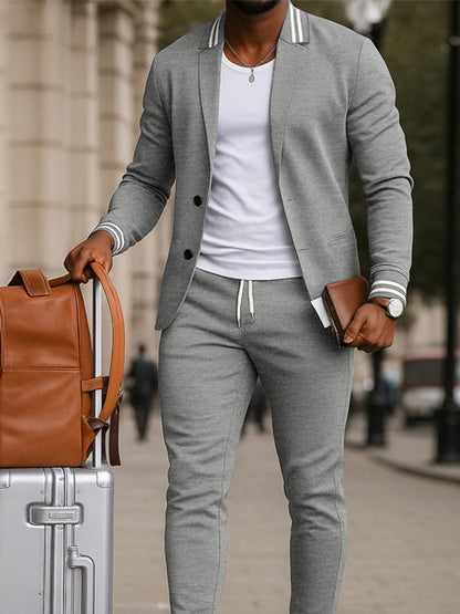 Durello™ Traje masculino moderno con estilo deportivo sofisticado