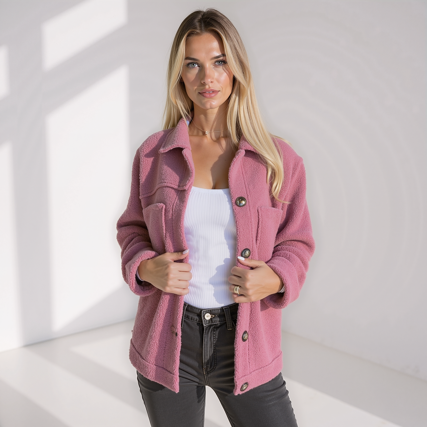 Lunelle™ Chamarra de Fleece para Mujer Suave y Cálida