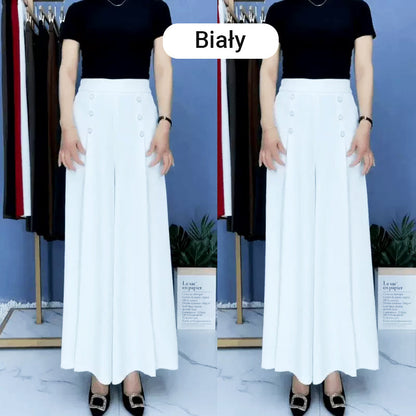 Ansira™ Pantalones plisados elegantes con pierna ancha