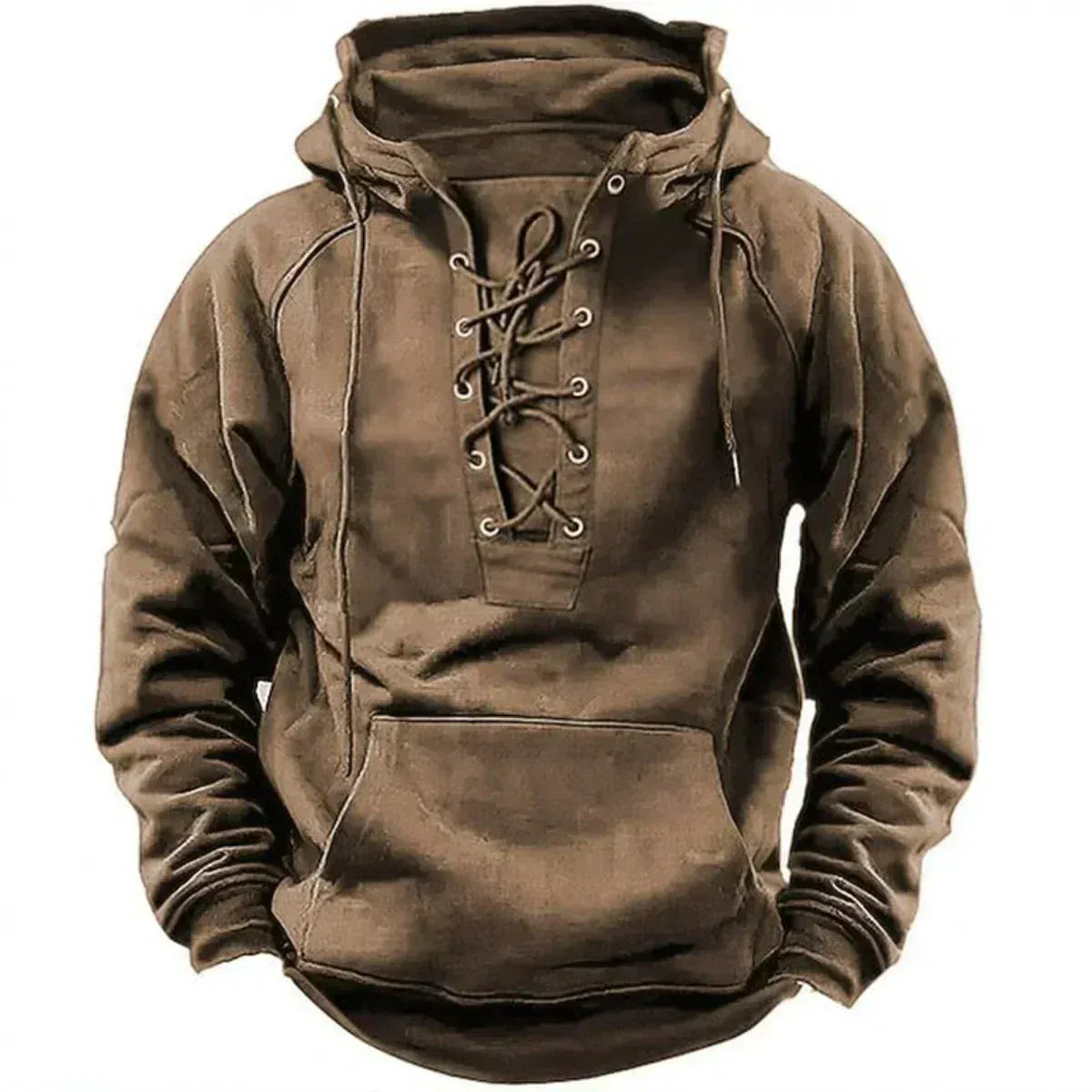 Kelvane™ Sudadera con Capucha Estilo Vikingo para Hombre