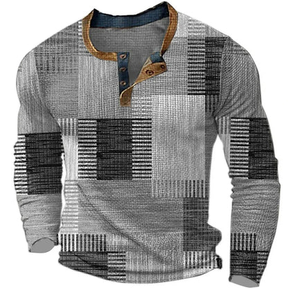 Corvani™ Camisa Colorida para Hombre con Manga Larga