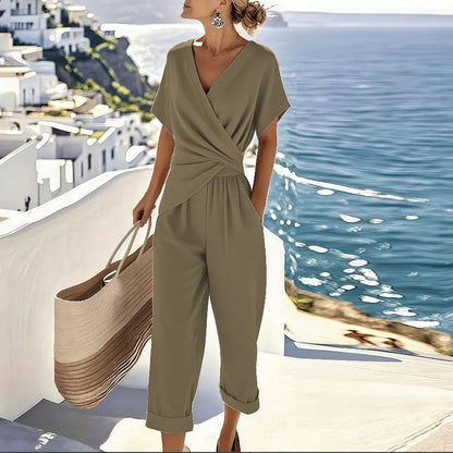 Quoria™ Conjunto de Verano Ligero y Elegante de 2 Pieza