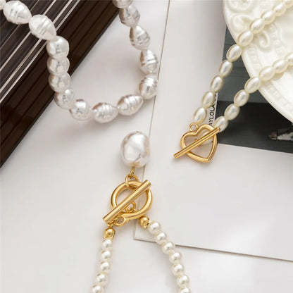 Una™ Collar Perla Infinity