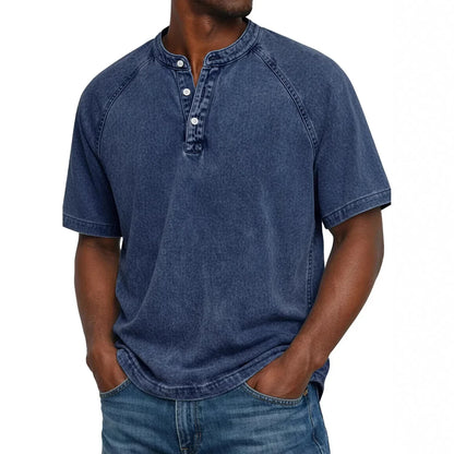 Zaviero™ Camisa Vintage para Hombres con Botones