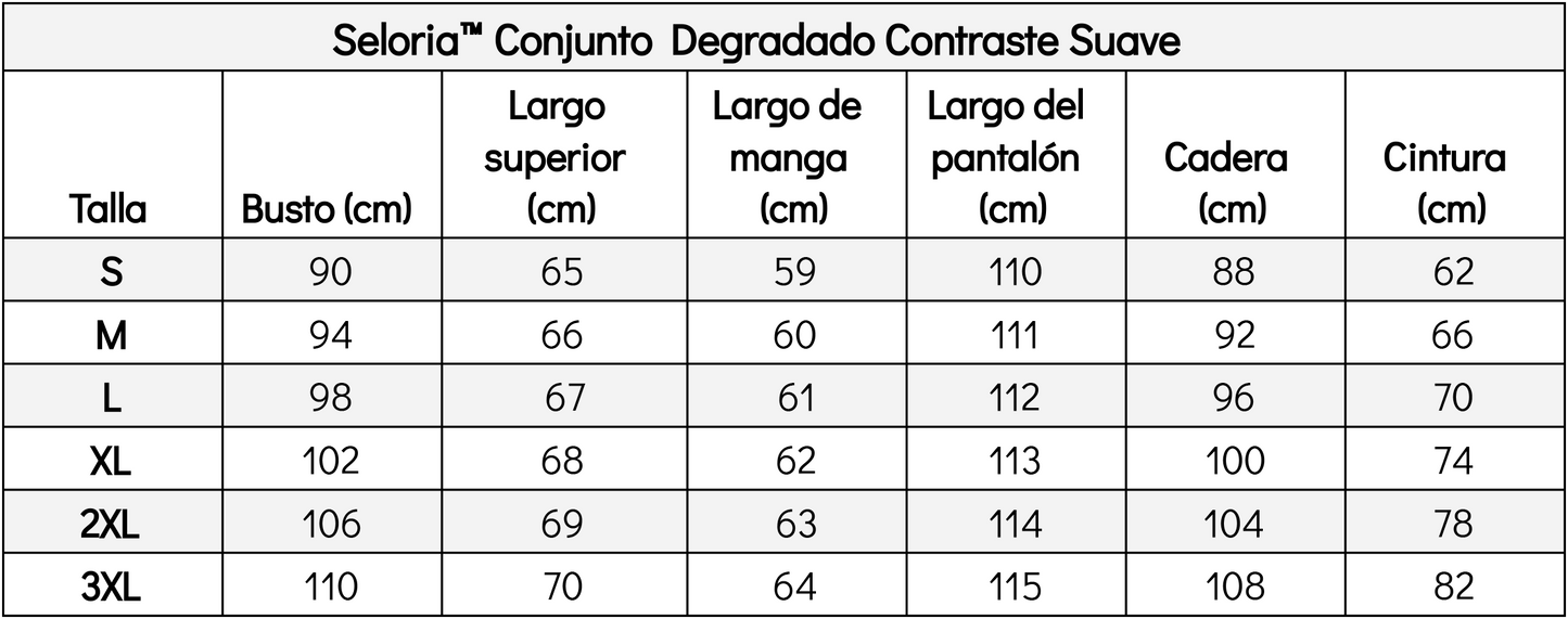 Seloria™ Conjunto Degradado Contraste Suave