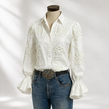 Sivana™ Blusa Casual con Estampado Floral y Estilo Fresco
