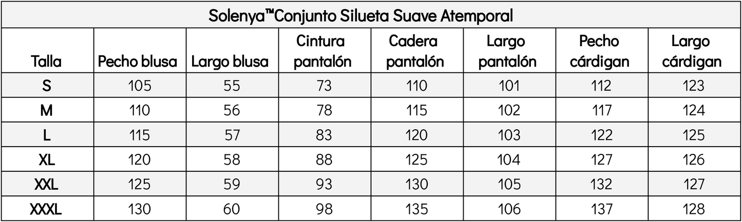 Solenya™ Conjunto Silueta Suave Atemporal