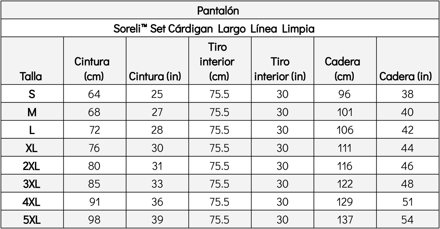 Soreli™ Set Cárdigan Largo Línea Limpia