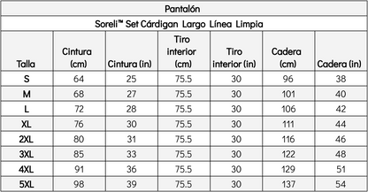 Soreli™ Set Cárdigan Largo Línea Limpia