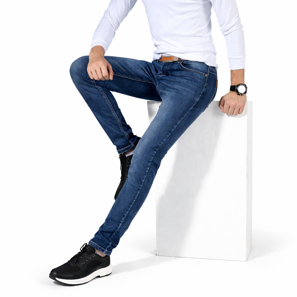 Oltan™ Jeans elásticos de corte moderno