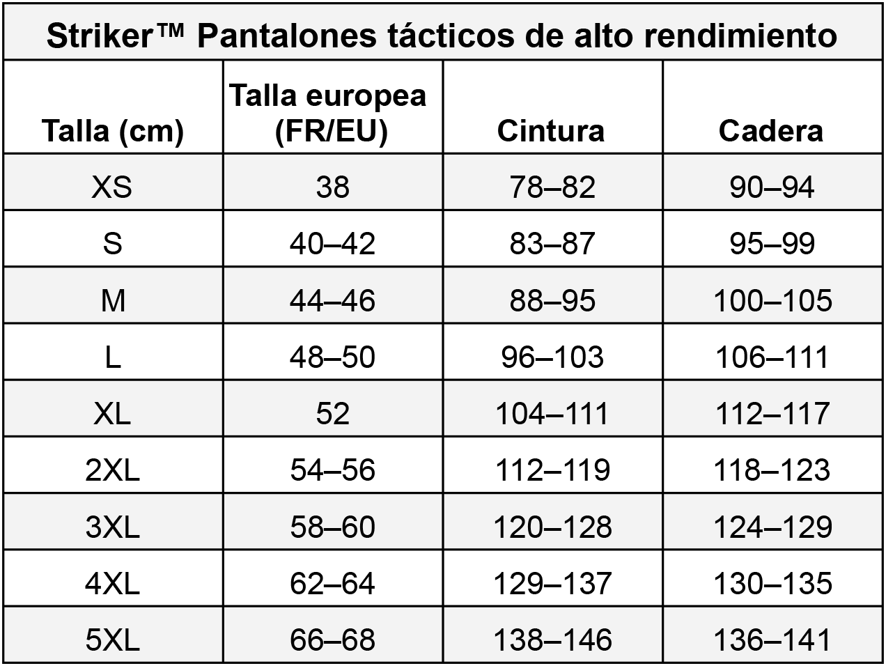 Striker™ Pantalones tácticos de alto rendimiento