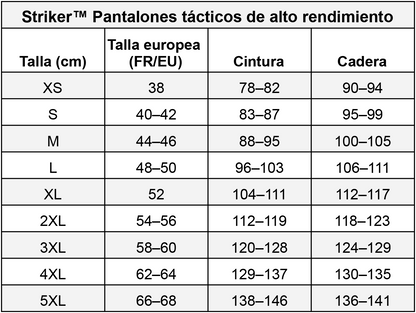 Striker™ Pantalones tácticos de alto rendimiento