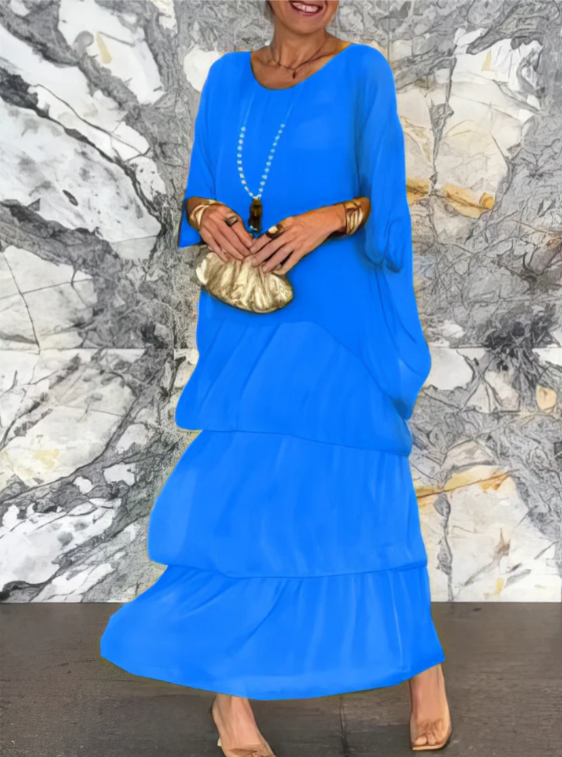 Quivira™ Vestido Maxi Fluido Elegante para Mujer con Caída Ligera