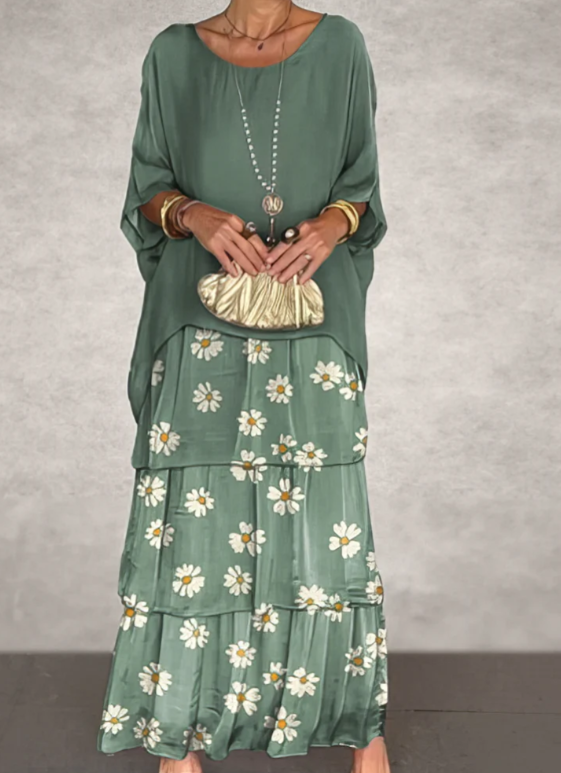 Quivira™ Vestido Maxi Fluido Elegante para Mujer con Caída Ligera