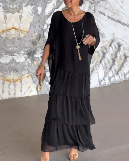 Quivira™ Vestido Maxi Fluido Elegante para Mujer con Caída Ligera