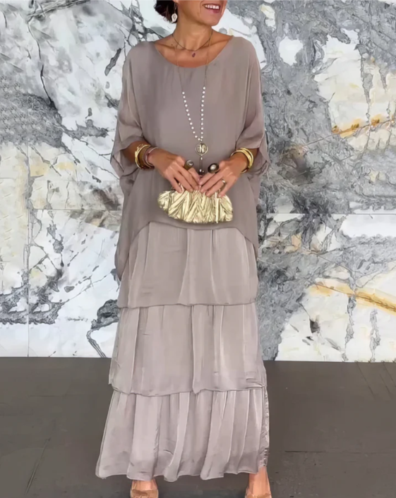 Quivira™ Vestido Maxi Fluido Elegante para Mujer con Caída Ligera