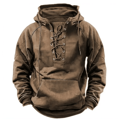 Kelvane™ Sudadera con Capucha Estilo Vikingo para Hombre
