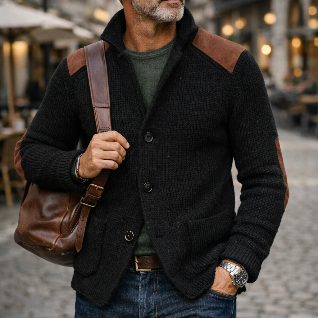 Axten™ Blazer suave de punto con relieve